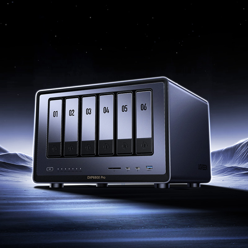 DXP6800 Pro 6-Bay Desktop NAS, – Ddr5 8Gb Bewertung und Preis